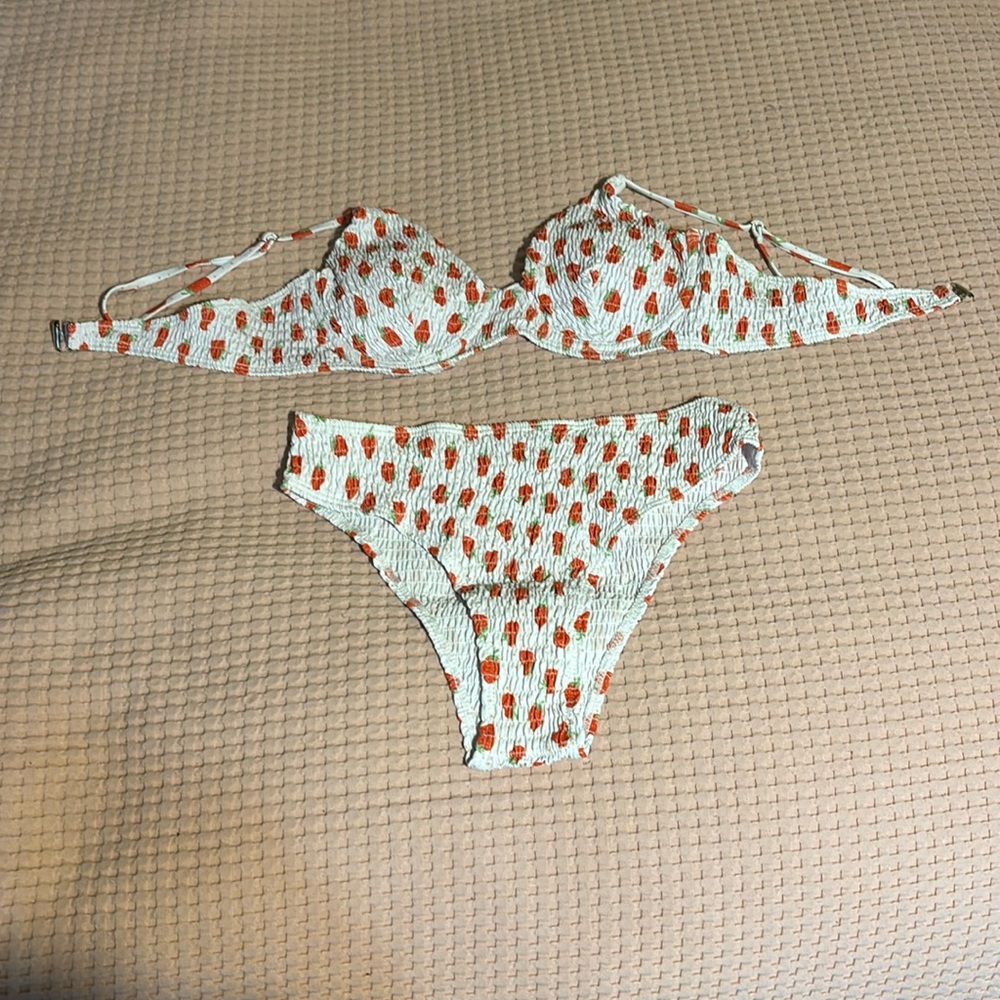 Strawberry Two Piece Swimsuit